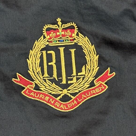 Vintage Lauren Ralph Lauren Vest Womens Medium Reversible Diamond Quilt Crest - Picture 2 of 14